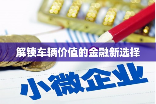 宣威解锁车辆价值的金融新选择