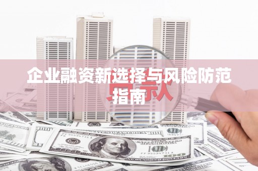 宣威企业融资新选择与风险防范指南