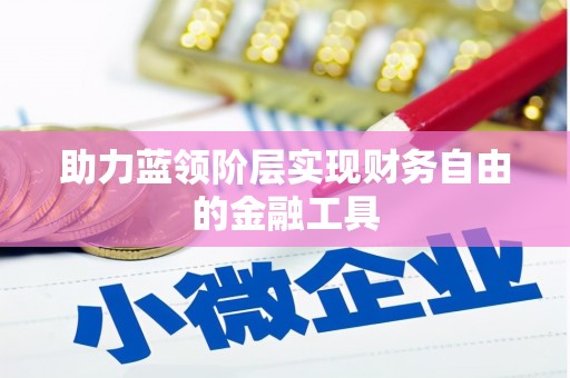 宣威助力蓝领阶层实现财务自由的金融工具