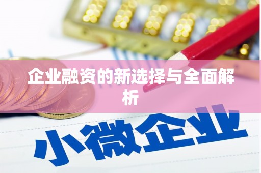宣威企业融资的新选择与全面解析