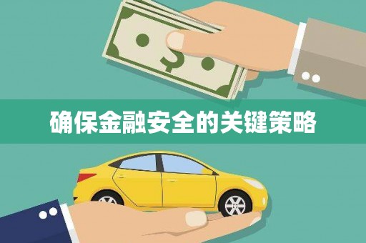 宣威确保金融安全的关键策略