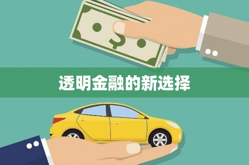 宣威透明金融的新选择