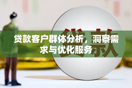 宣威贷款客户群体分析，洞察需求与优化服务